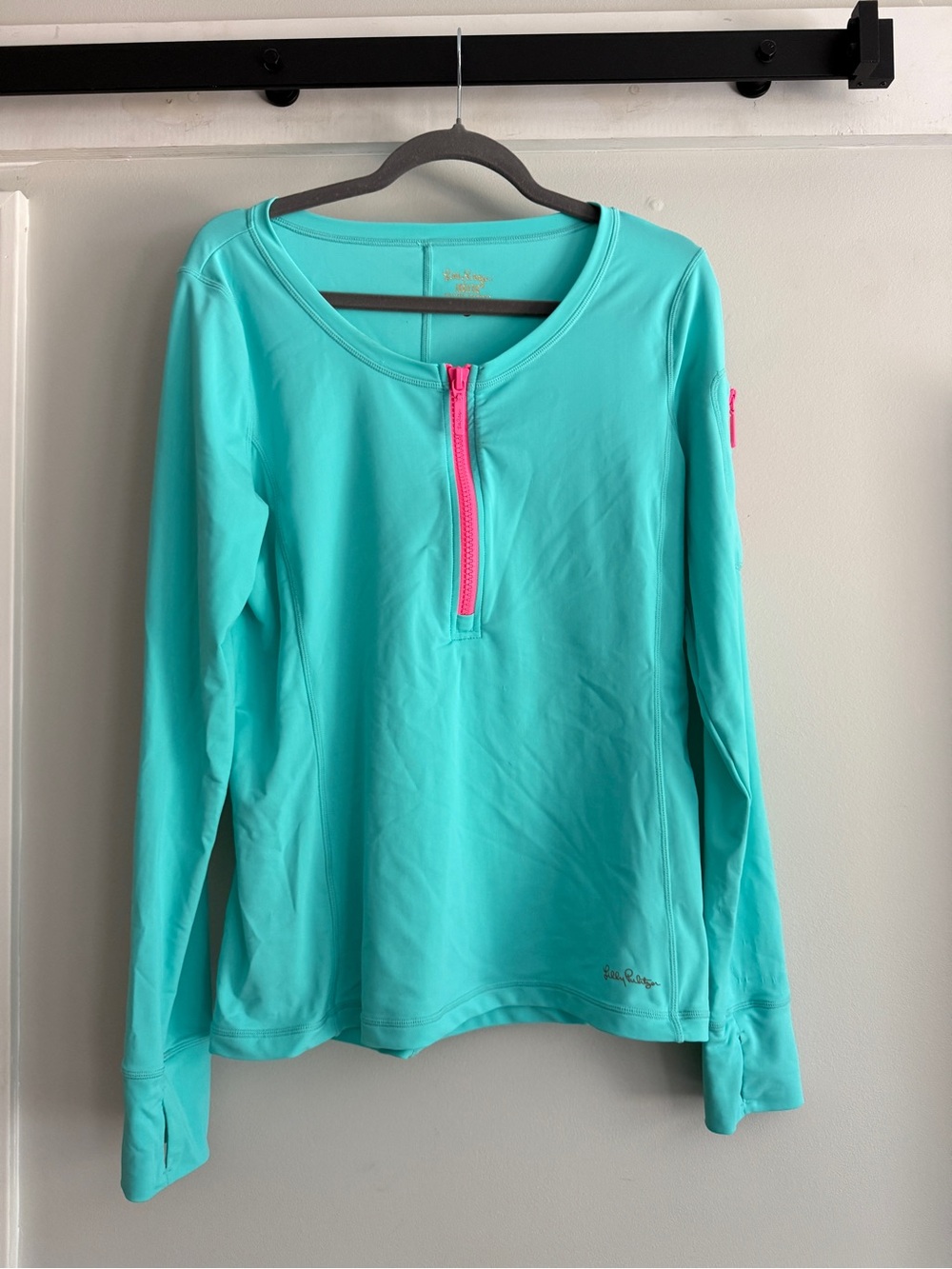 Lilly Pulitzer Luxletic Half-Zip Performance Top - Picture 2 of 7